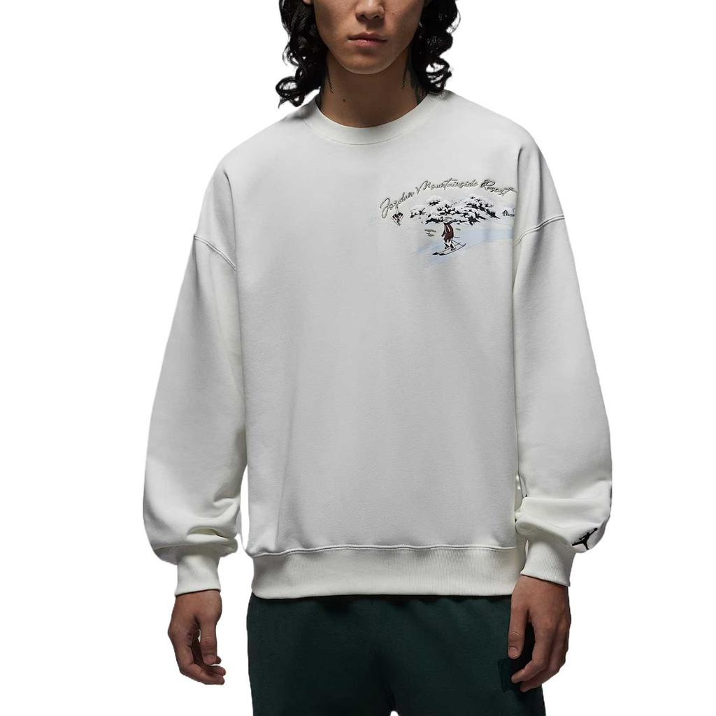 Jordan Brooklyn Fleece Comfortable Simple Solid Color Long Sleeve Sweatshirt Men sweatshirt IM6318-133