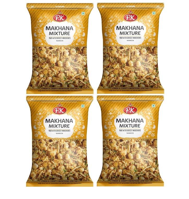 

P.K Makhana Mixture Namkeen (Pack Of 4) (Each 200g)