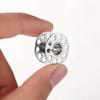 10/20/30pcs Stainless Steel Sewing Bobbins, 2cm Dia. Metal Spools, Smooth Winding & Reusable for DIY & Professional Sewing