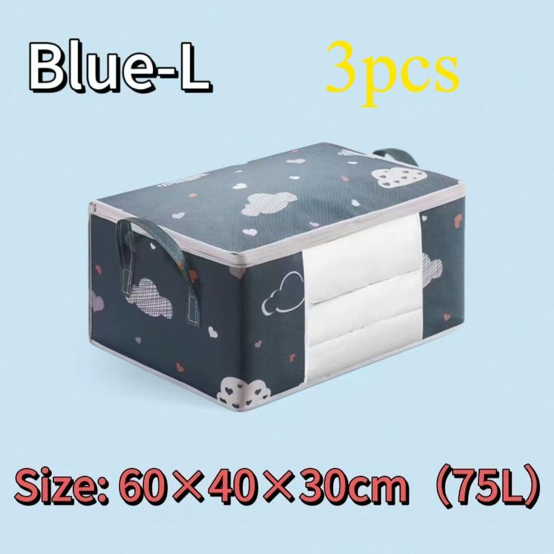 Quilt Clothes Storage Bag Moisture Proof Organizer Big Capacity Blanket Sorting Bags Dustproof Closet Under-Bed Storage Box