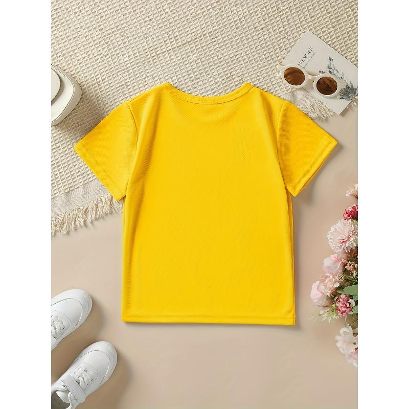 European Sizes Summer Fashion Short Sleeve T-Shirt for Boys with The Phrase MY GRANDMA LOVES ME TO THE MOON AND BACK Print