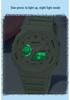 Sanda Trendy Luminous Waterproof Multifunctional Unisex Electronic Watch