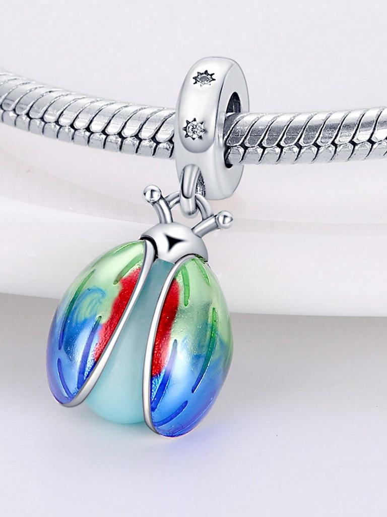 Charm Bead Components Plata Colorful Fireflies Bead Components Charm Bead Component Copper Metal Plated Compatible With Charm Bead Components Copper