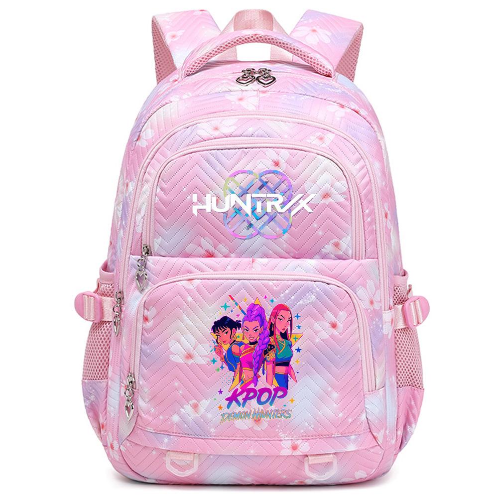 Cartoon K-Pop Printed Backpack Student Teenager Bookbag for Boy Girl Schoolbag Kid Gift Women Large Capacity Waterproof Travel Bag Mochila