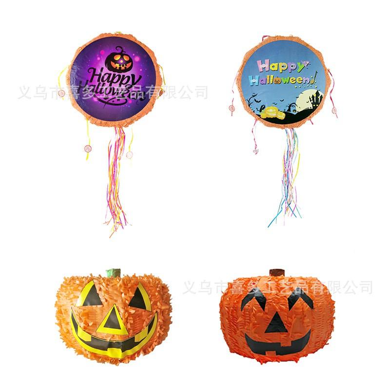 Halloween Party Decorations Paper Piata Kids Games Pumpkins Foldable Hanging Decoration