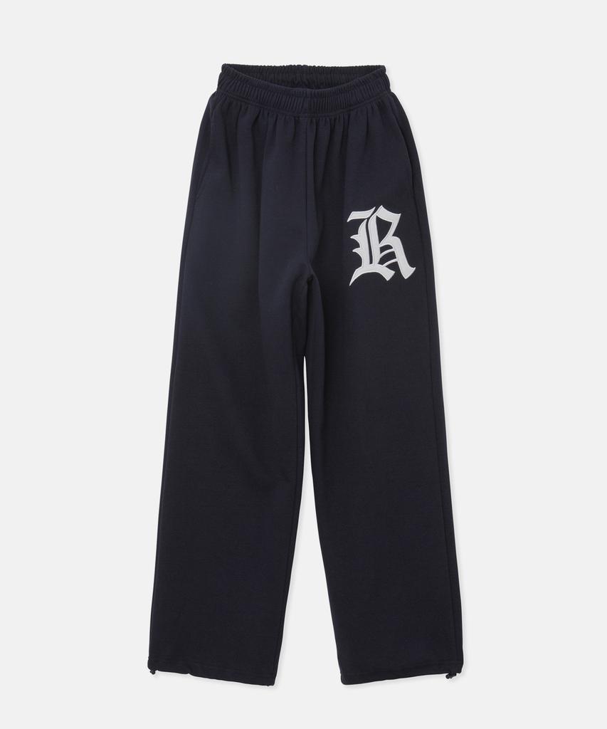 TAKEASY Women'S R Logo Wide Pants (Navy)