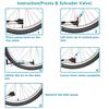 Bicycle Pump Aluminum Alloy Mini Pump for Bicycle MTB Portable Inflator with Holder