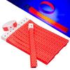 100Pcs Fluorescent Color Paper Fluorescence Wristbands Event Ticket Wristbands  for Concerts