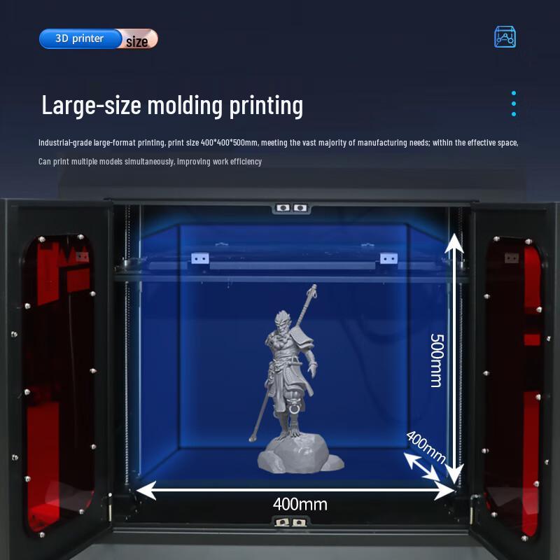 Puwei PW-D400 Large-Size Industrial FDM 3D Printer