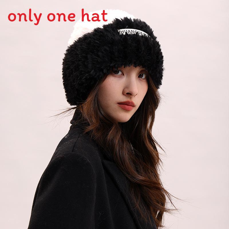 

Knitted Winter Hat For Men With Warmth And Windproof Functionality For Casual Wear White Black