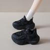 Ins Koreanische Version der neuen Dad-Schuhe für Damen 2025 Herbst Studentensport Laufschuhe Freizeitschuhe Plateau Höhenerhöhung FB891