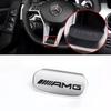 Adesivi Emblema Volante Auto Distintivo Metallico Per Mercedes Benz AMG W206 W204 W205 W212 W213 W221 W222 W223 W251 W464 GLE GLC EM4