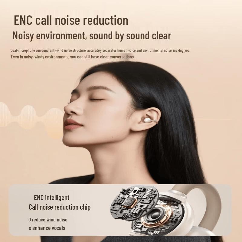 Newsmy LY63 Pro Open-Ear Clip Bluetooth Headphones