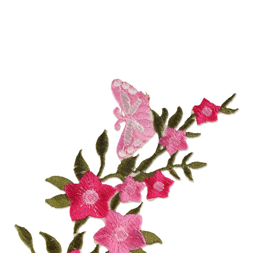 With Adhesive Butterfly Garment Sewing Cheongsam Patch Fabric Sticker Applique Clothing Embroidery