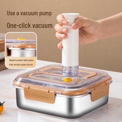 1800ML Microwave Vacuum Food Storage Container Set