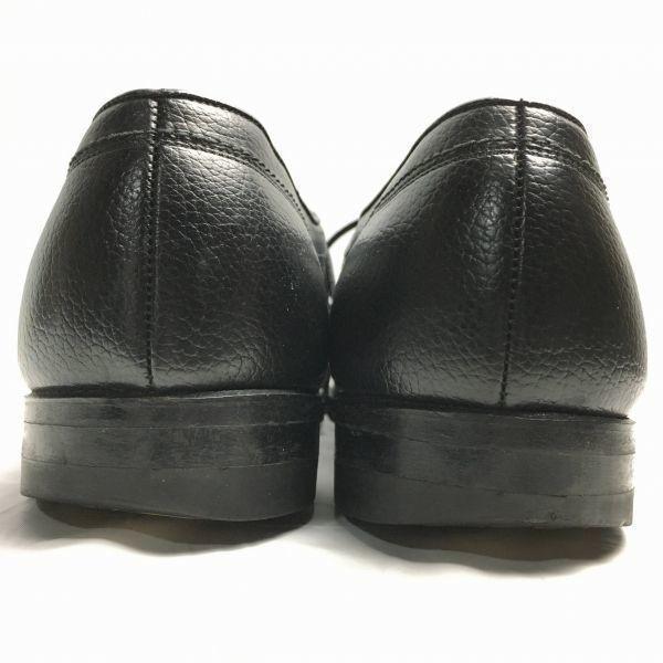 60s Vintage DEAUVILLE Rare CORFAM Leather U-Tip Business Shoes Black size 9 26.5-27.0(USED)
