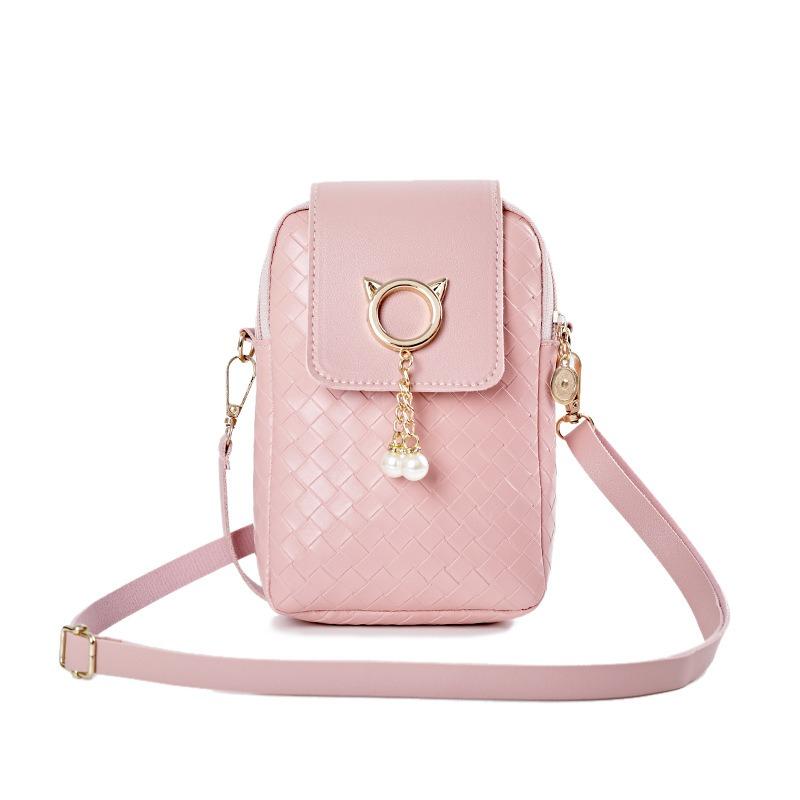 Mobile Phone Bag, Fashionable Women's Shoulder Bag, and a Small Bag.