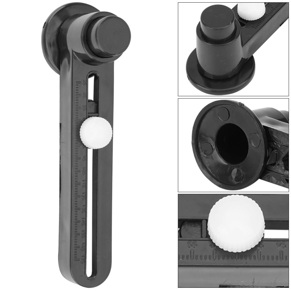 Portable Badge Circle Cutter Adjustable Rotary Paper Circle Cutter Black Circle Cutting Photo Circle Cutter Card Making