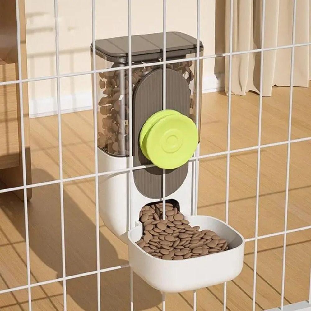 Cage Hanging Pet Food Water Bottle Automatic Dog Feeding Bowl Pet Food Storage Container  Kittens