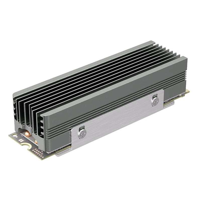 Wydajny system chłodzenia termicznego dysku SSD M.2 2280 z podkładką silikonową, kompatybilny z jednostronnymi i dwustronnymi dyskami NVME M.2 SSD