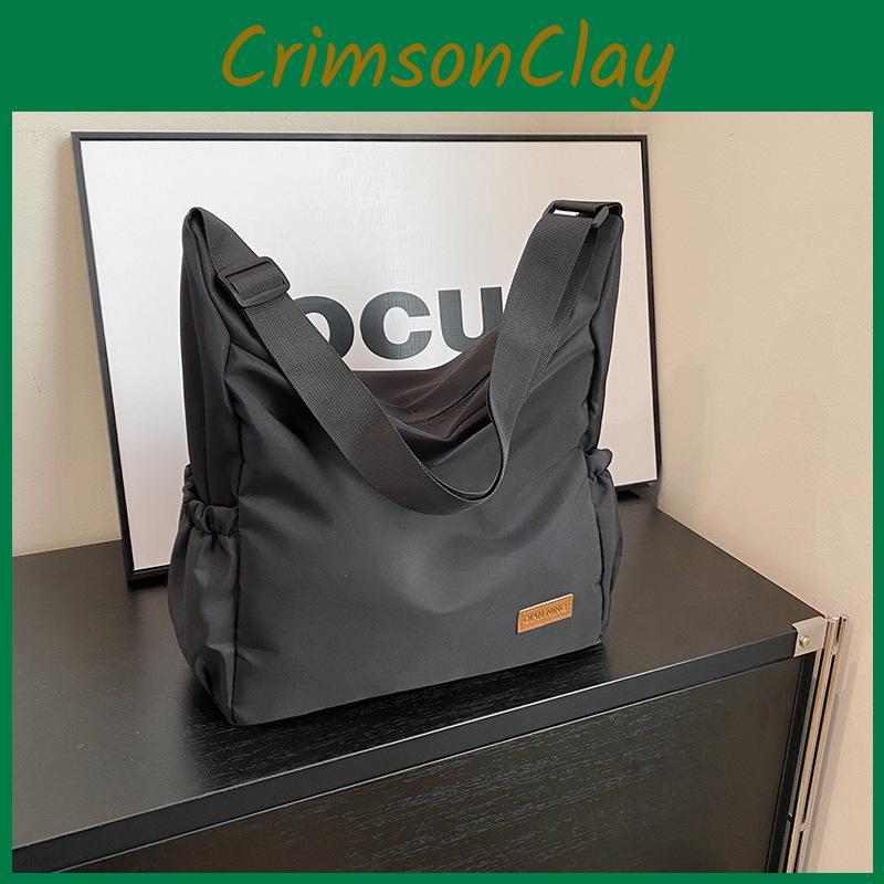 Nylon Large Capacity Canvas Messenger Bag For Women Casual Travel And Fitness