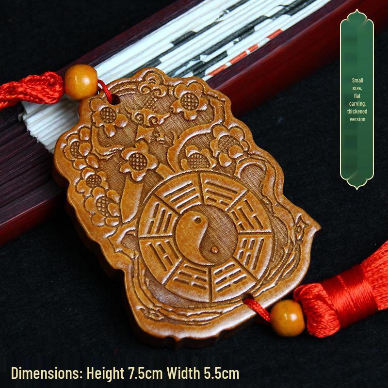 

Peach Wood Sword with Peach Blossom Pendant for Bedroom Decor