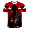 New Naruto Cartoon Character 3D Digital Printed Men's Cartoon T-shirt