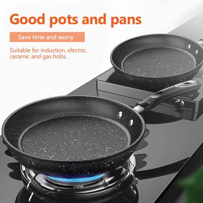 22/24/26/28cm Frying Pan Nonstick Saute Pan Maifan Stone Chef Pan Cooking Pan Omelette Pan Induction Compatible