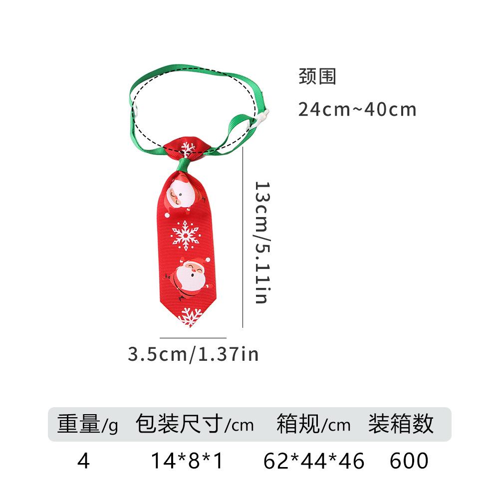 

New Christmas Pet Bow Tie Collar Adjustable Festive Dog Cat Necktie Set Holiday Party Photo Prop Decoration