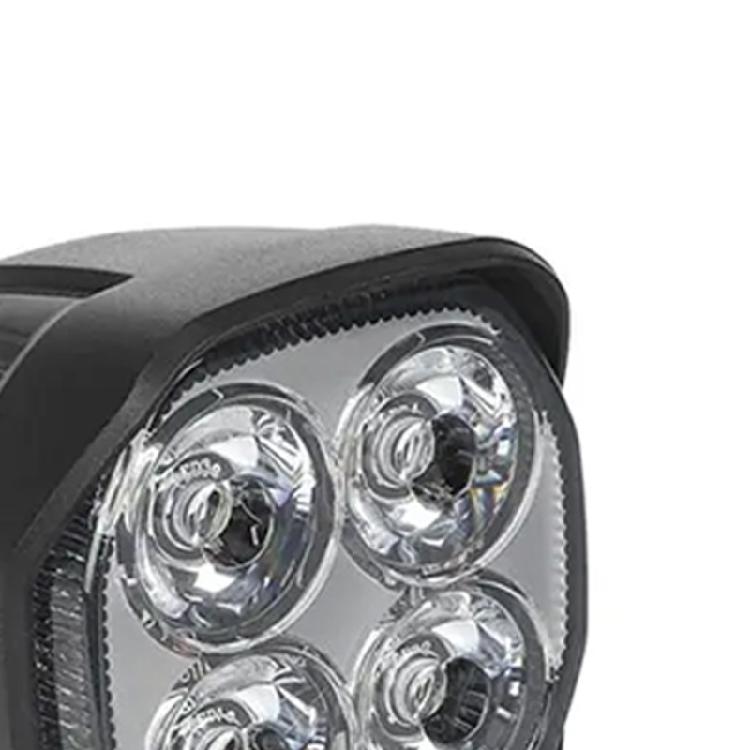 Electric Scooter LED Front Light Replacement With Builtin Loud Horn For Nighttime And Urban Commuting