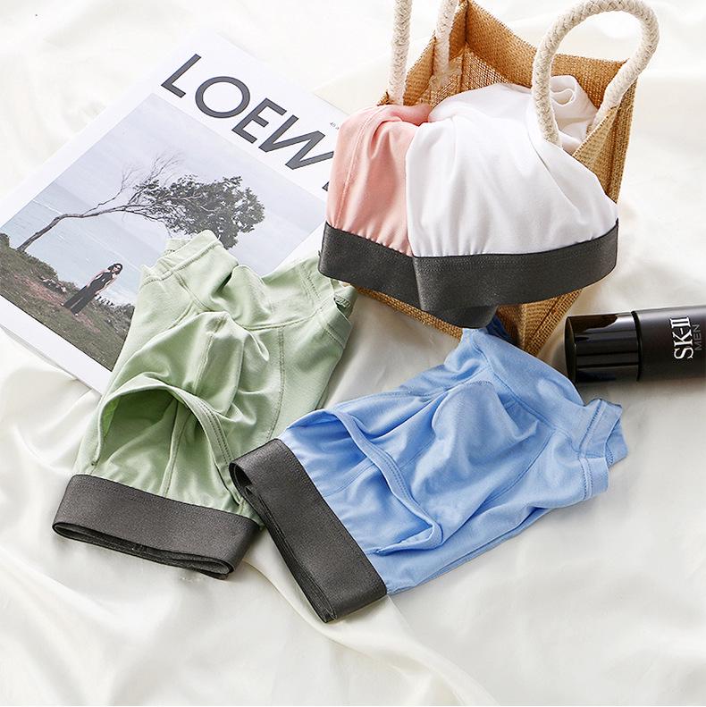 Men's Bamboo Fiber Bullet-Style Pouch Boxer Briefs