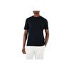 Emporio Armani Fitted Short Sleeve Round Neck Logo T-Shirt Unisex tops Black 3D1TH5-1JORZ-0920