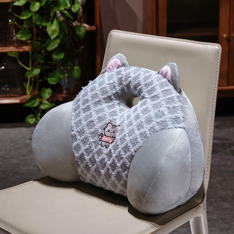 

Cartoon Animal Lumbar Support Back Cushion Pillow for Headboard and Office 35*48cm / 0.65kg