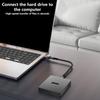 Multifunction High Speed USB to Type C Converter 120W Power Delivery 10Gbps File Transfer with Earphone Compatibilities