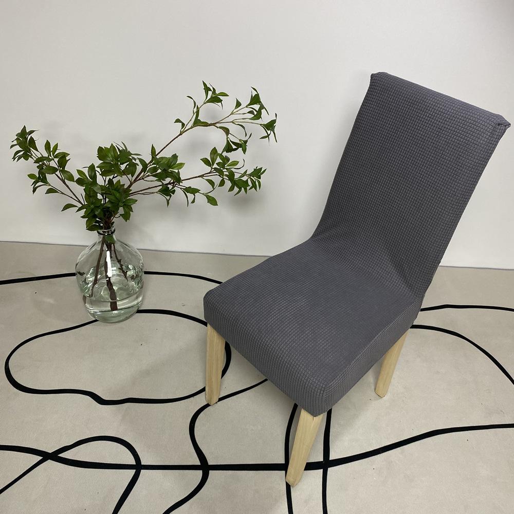 Corn Grid Thickened And Enlarged Fleece Grid Fleece Chair Cover Table And Chair Elastic Restaurant Chair Universal In All Seasons