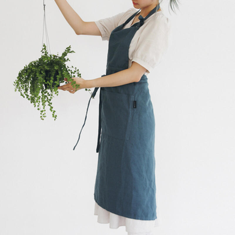 Coz Linen Apron gray