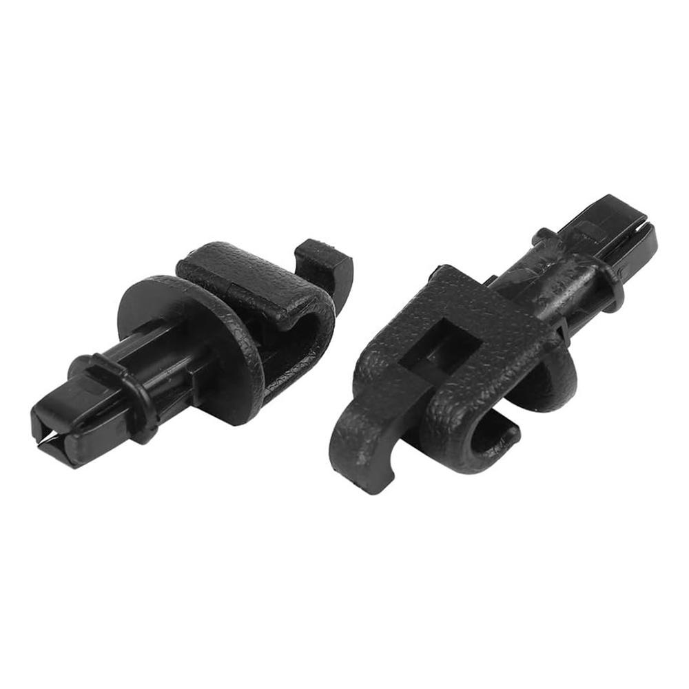 4Pcs Sliding Door Sun Shade Hook Clip Kit Black For Honda Odyssey 2005-2010