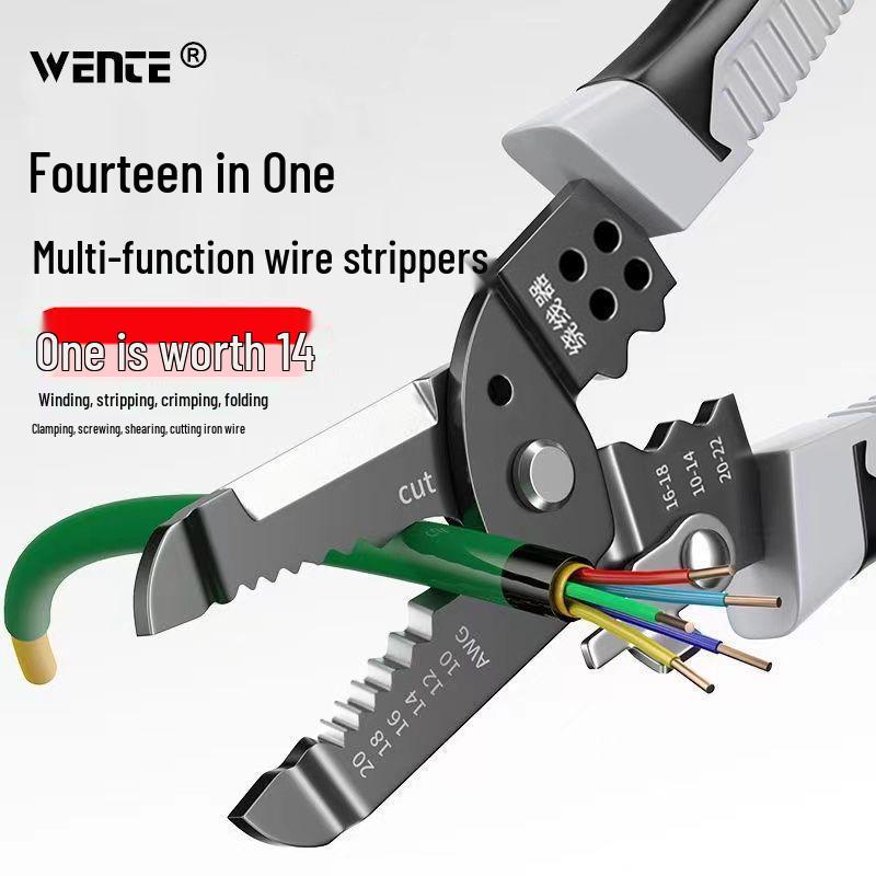 Electrician's Multi-Function Wire Stripper and Cutter