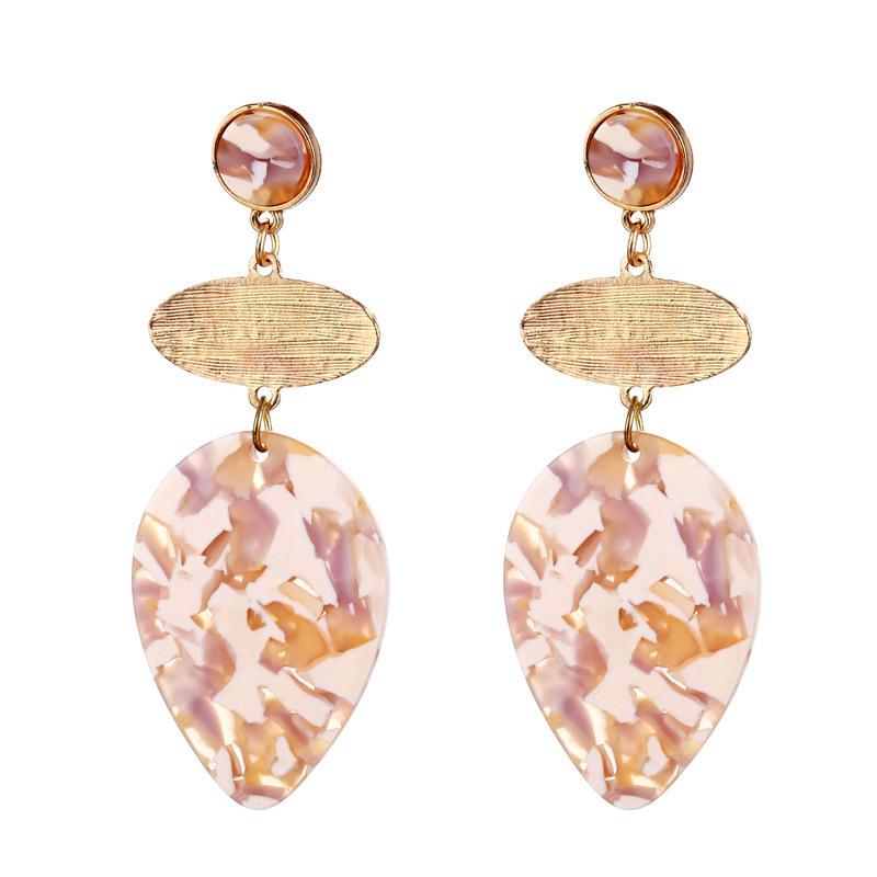 

Geometric Acrylic Unique Earrings Mixed Colors Trendy And Stylish Women For белый