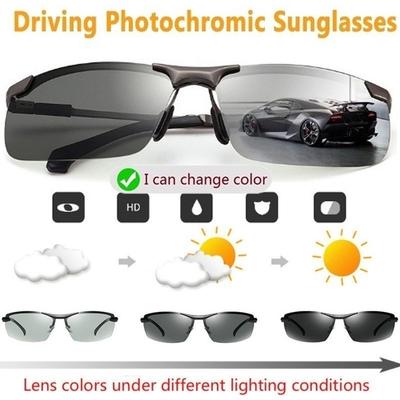 Day Night Vision Glasses Photochromic Sunglasses Men Driving Chameleon Glasses Male Change Color Sun Glasses