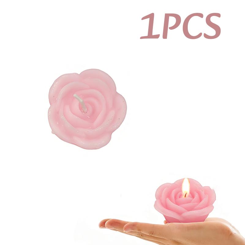 Rose-shaped Lamp Floating Candle Dinners Anniversary Weddings  Events DIY Decor Party Supplies Romantic Flame Candlelight Candle