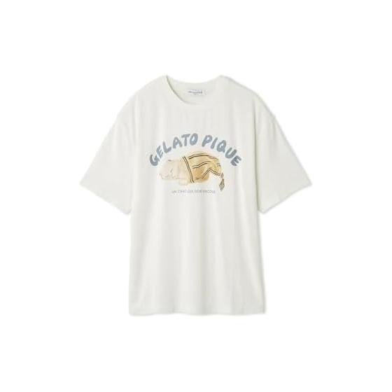[Gelato Pique] HOMMEsleeping cat One Point T-shirt PMCT254952 Men s