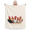 The Poultry Gang Funny Roosters Looking At You Cartoon Design Personalized Warm Party An UltraSoft Micro Fleece Blanket