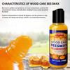 120ml Naturalny Wosk Pszczeli Zmikronizowany Wielofunkcyjny Wosk do Pielęgnacji Drewna Meble Podłogi Konserwacja Czyszczenie Wosk Polerujący