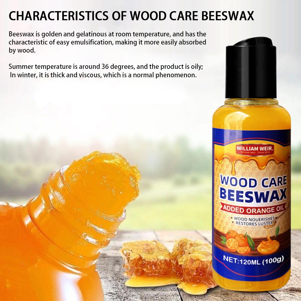 120ml Naturalny Wosk Pszczeli Zmikronizowany Wielofunkcyjny Wosk do Pielęgnacji Drewna Meble Podłogi Konserwacja Czyszczenie Wosk Polerujący