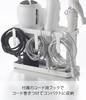 Yamazaki Jitsugyo Hair Dryer & Hair Iron Stand Tower White 2284