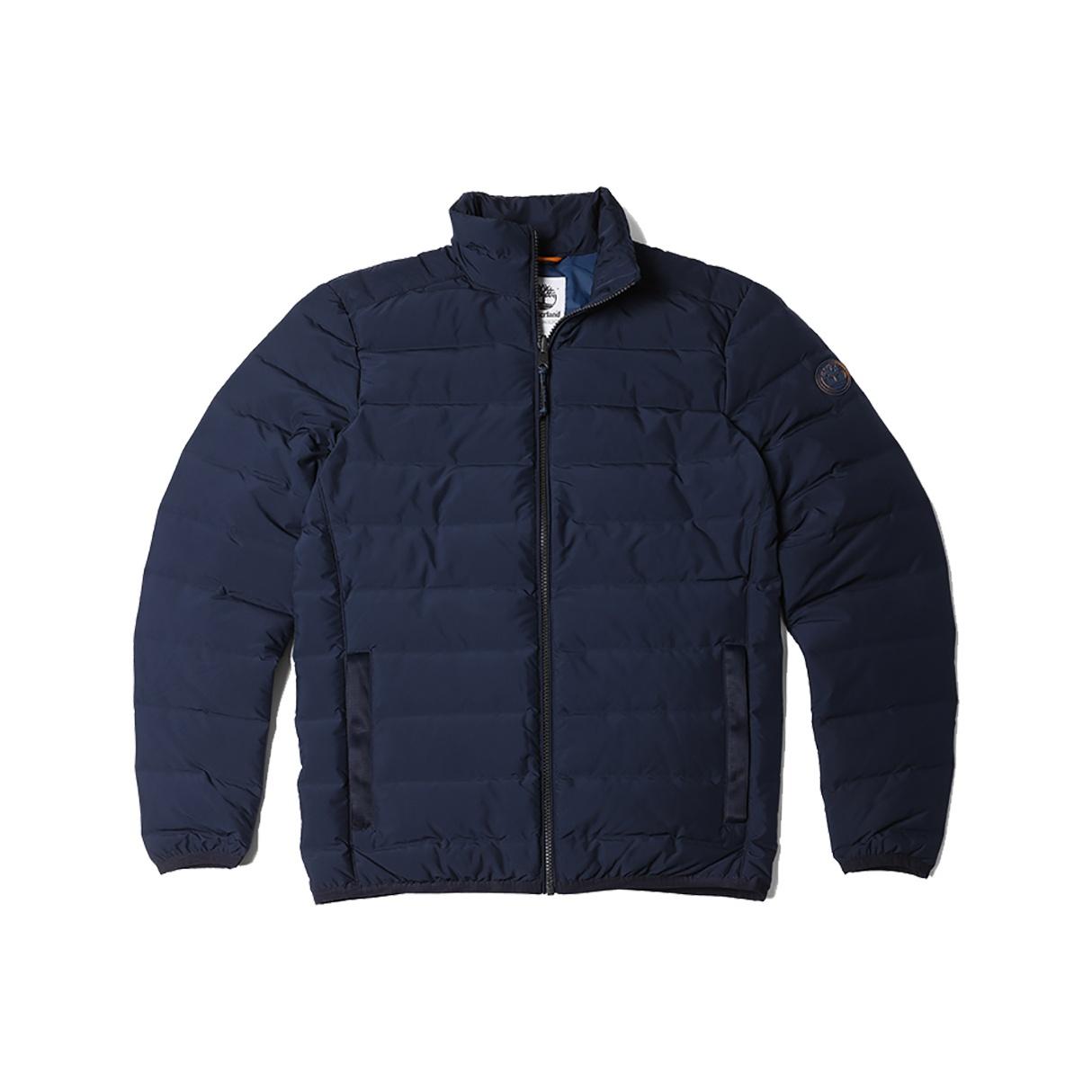 Timberland Стеганая Повседневная Теплая Пуховая Куртка Мужская Куртки Синяя A2C84-433 S