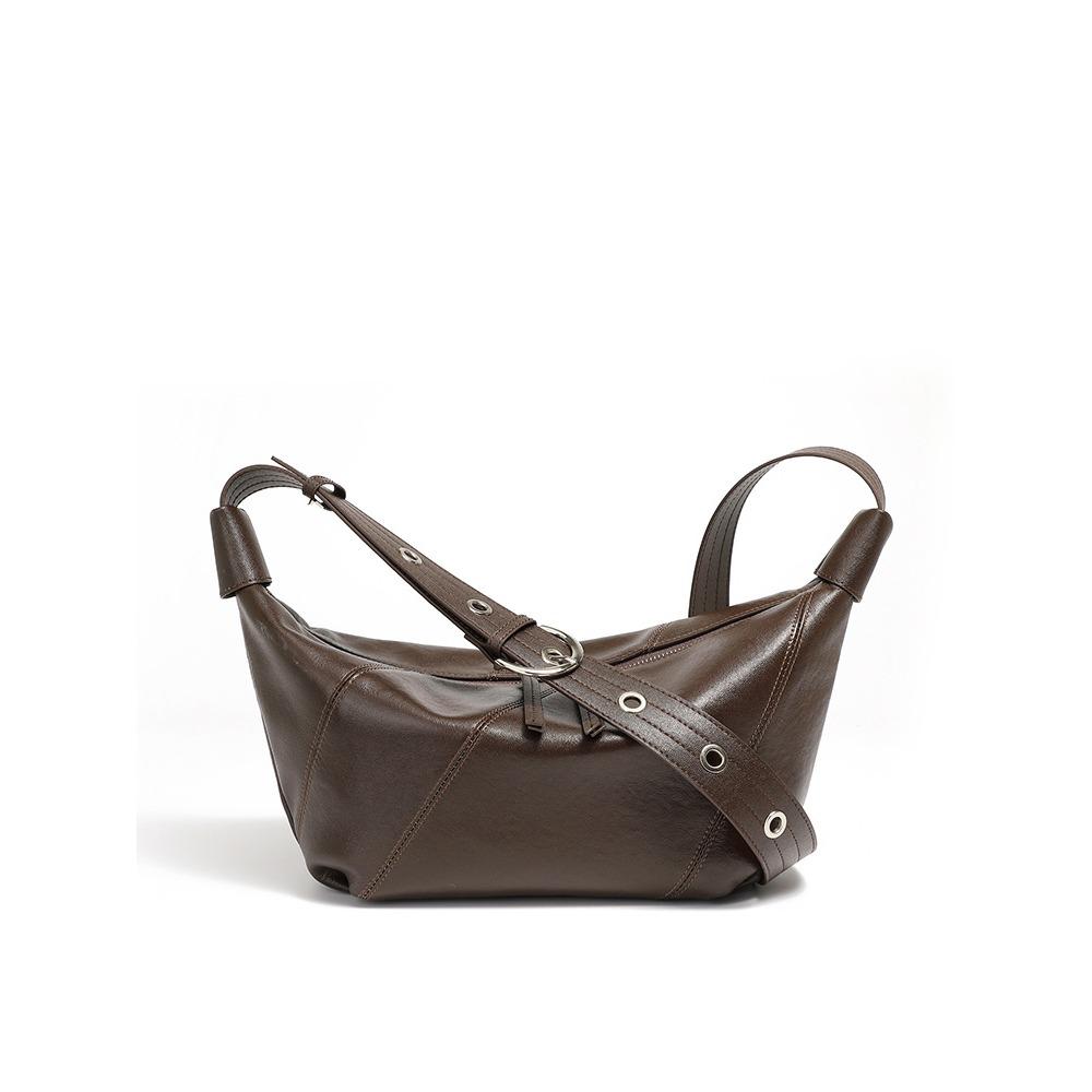 

Модный тренд Подмышечные женские сумки Текстура коровьей кожи Наплечные сумки-мессенджеры Ниша шоколадный