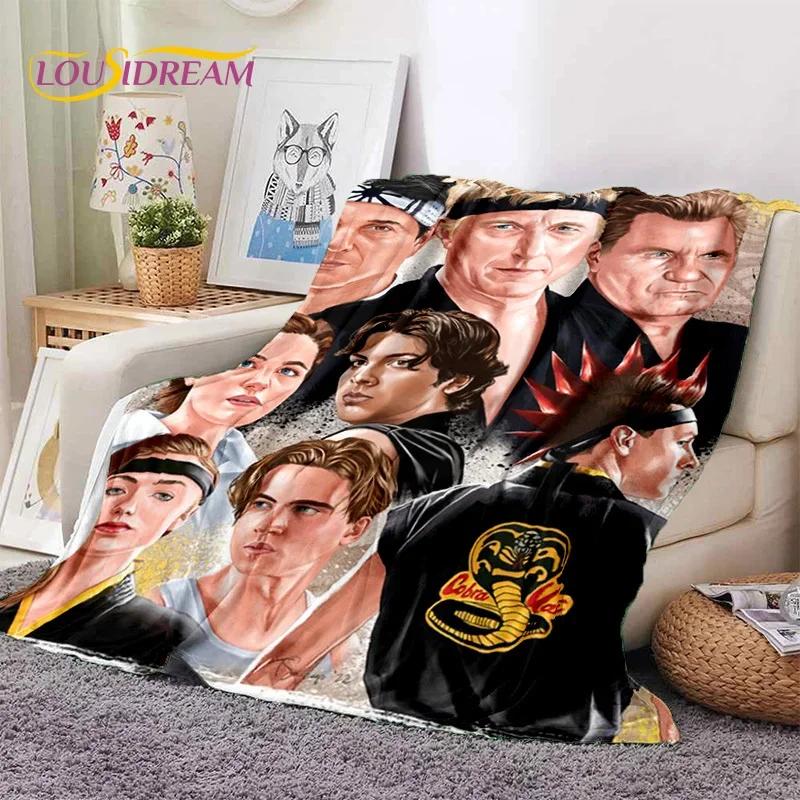 3D Cobra Kai Classics TV Amanda Karate Soft Flannel Blanket for Beds Bedroom Sofa Picnic,Throw Blanket for Cover Outdoor Leisure
