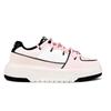 MLB Chunky Liner Heartfelt Sweet Chain Abrasion Resistant Abrasion Resistant Low Top Skateboard Shoes Unisex Pink White 3ASXCA12N-50WHS(Team266-)